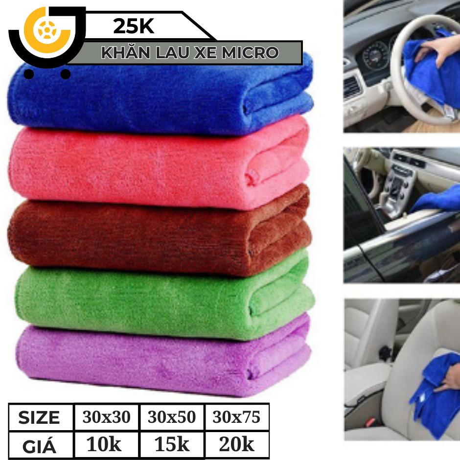 Khăn lau siêu thấm hút microfiber