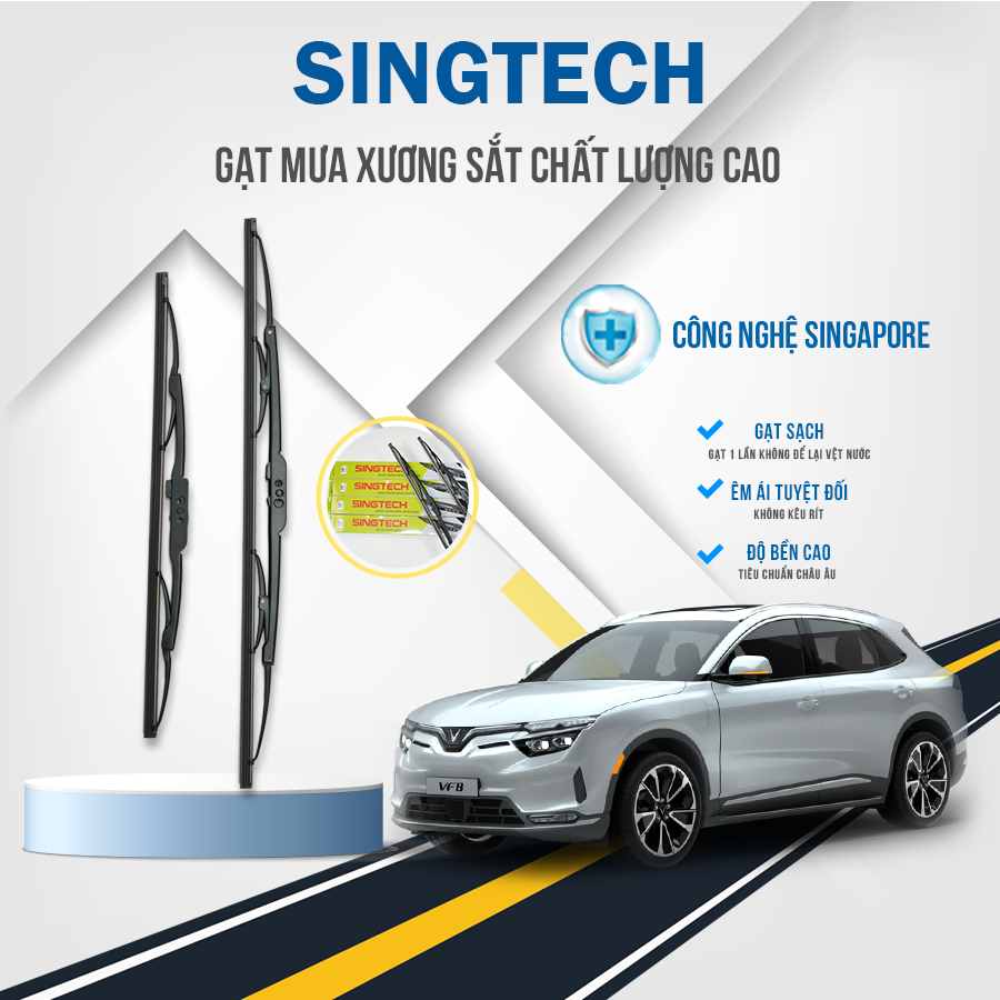 Gạt Mưa Xương Sắt Singtech