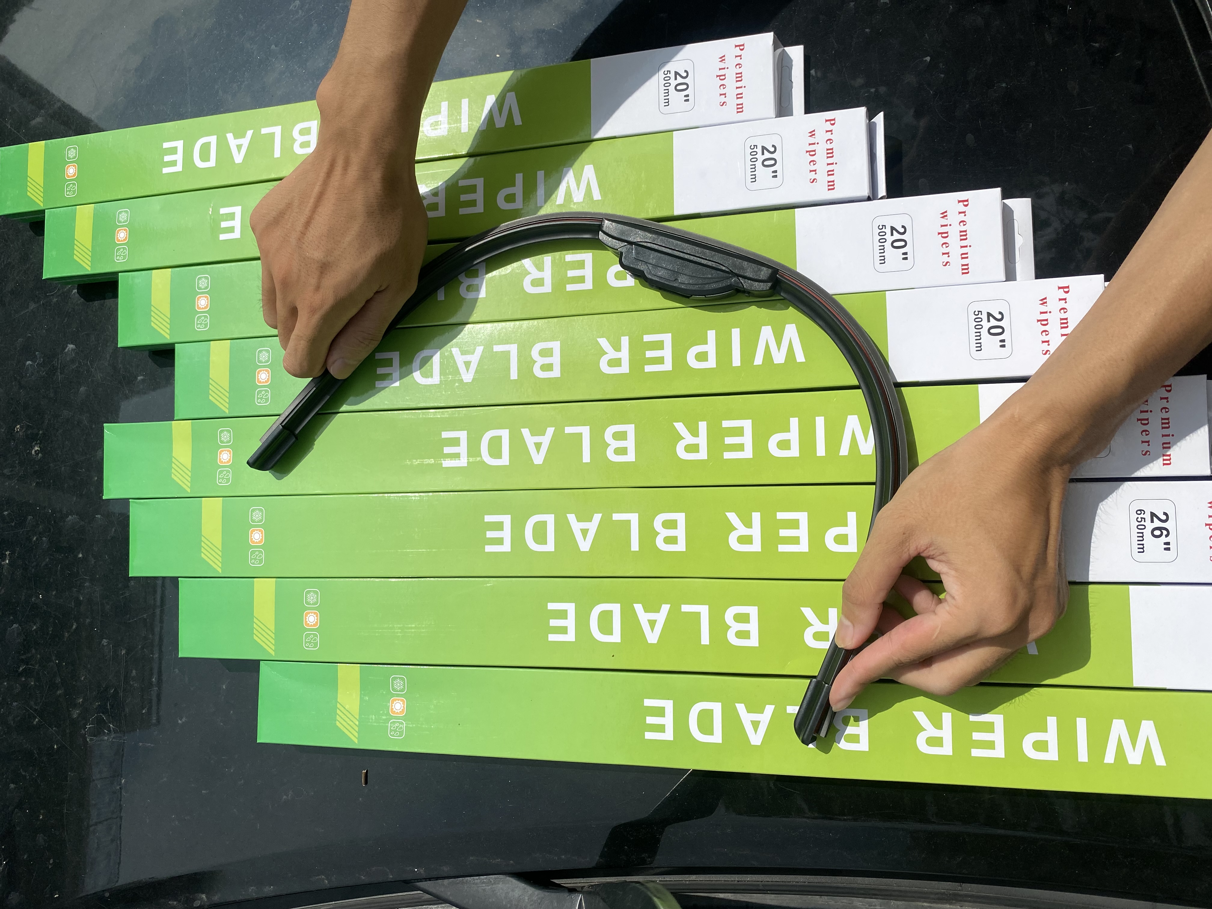 Gạt Mưa Silicone 4 Lưỡi Singtech