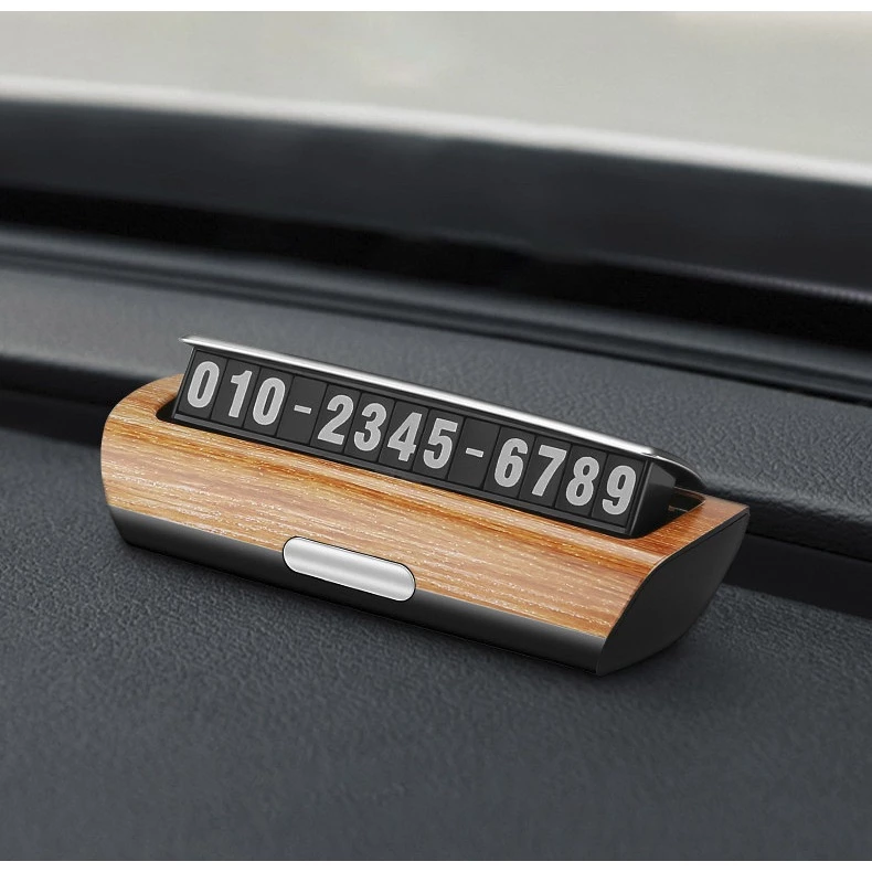 Bảng số điện thoại vân gỗ YUMCHO